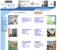 Tablet Screenshot of lepper-bonn.de